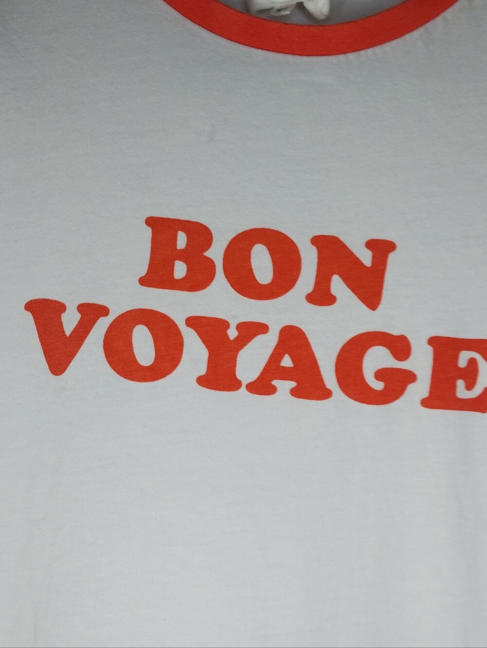 Sezane Bon Voyage Ringer Retro Vintage Inspired Baby T-Shirt - Picture 4 of 9